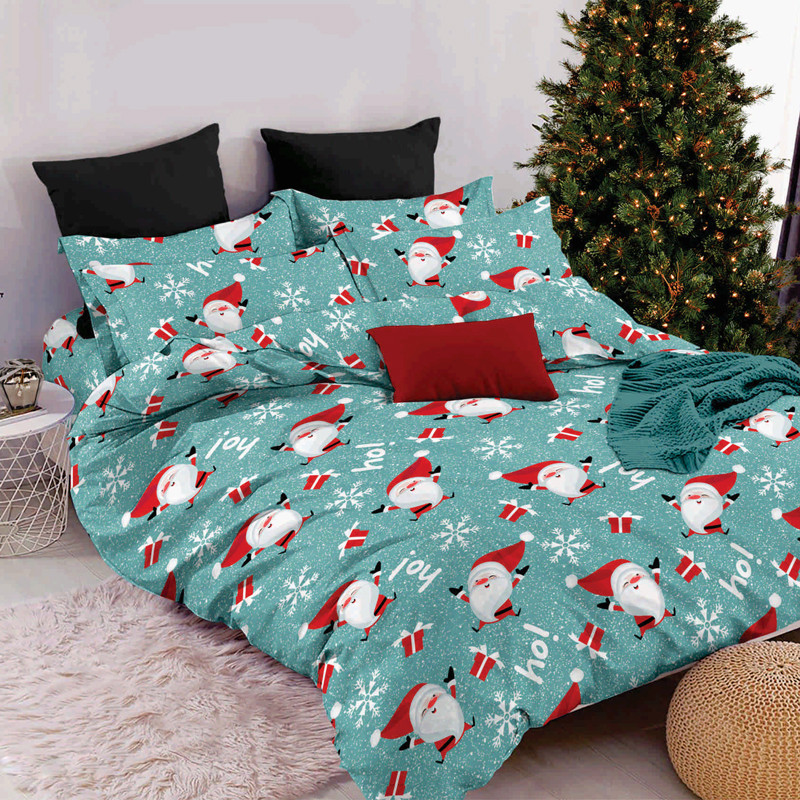 Тканина для постільної білизни Бязь "Gold" Lux GL1019green