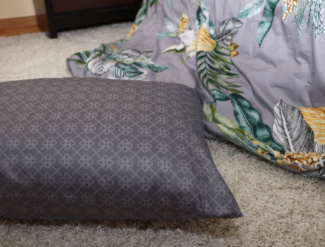 Полуторный набор постельного белья 150*220 из Сатина №032AB Черешенка™