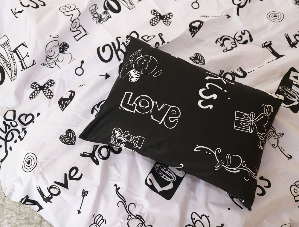 Полуторний набір постільної білизни 150*220 із Бязі "Gold" №151431AB Черешенка™