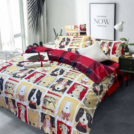 Тканина для постільної білизни Бязь "Gold" Lux дитяча GLB286 (A+B) - (50м+50м)