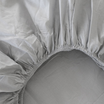 Простирадло на резинці (180*200*25) сіре №665521