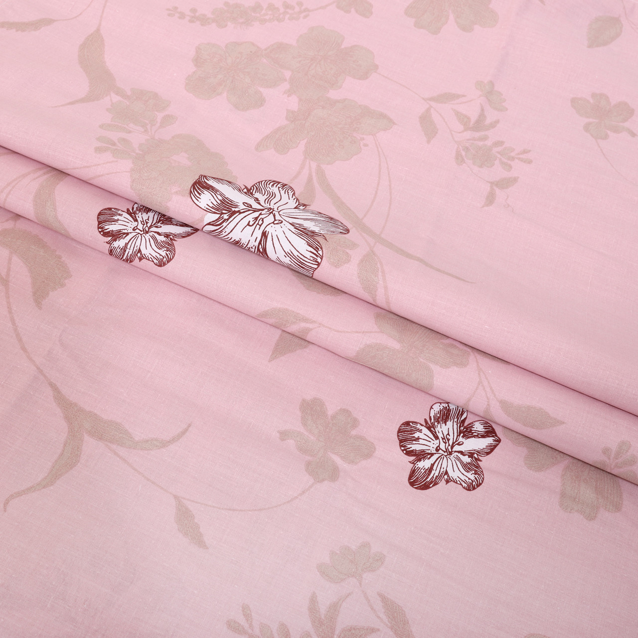 Ткань для постельного белья Бязь "Gold" Lux "Милые цветы GL1468 (A+B) - (50м+50м)