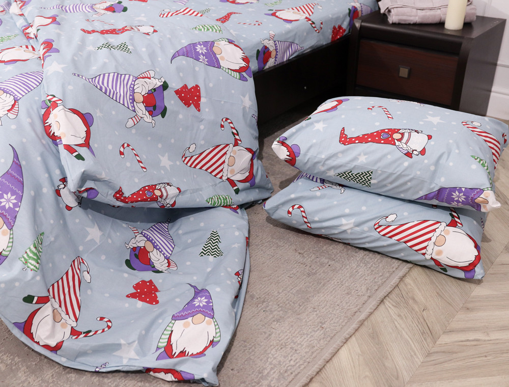 Семейный набор хлопкового постельного белья из Бязи "Gold" №151020 Черешенка™