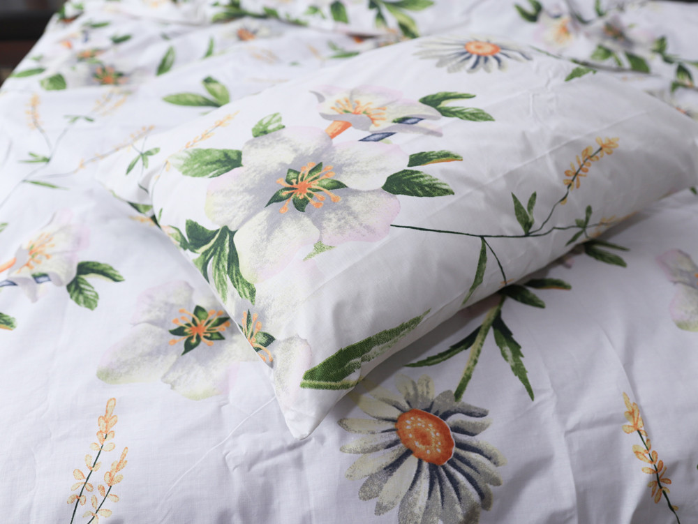 Полуторний набір постільної білизни 150*220 із Бязі "Gold" №154710 Черешенка™