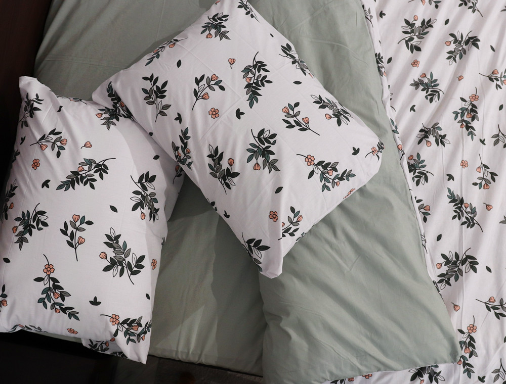 Двуспальный набор постельного белья 180*220 из Бязи "Gold" №158186AB Черешенка™