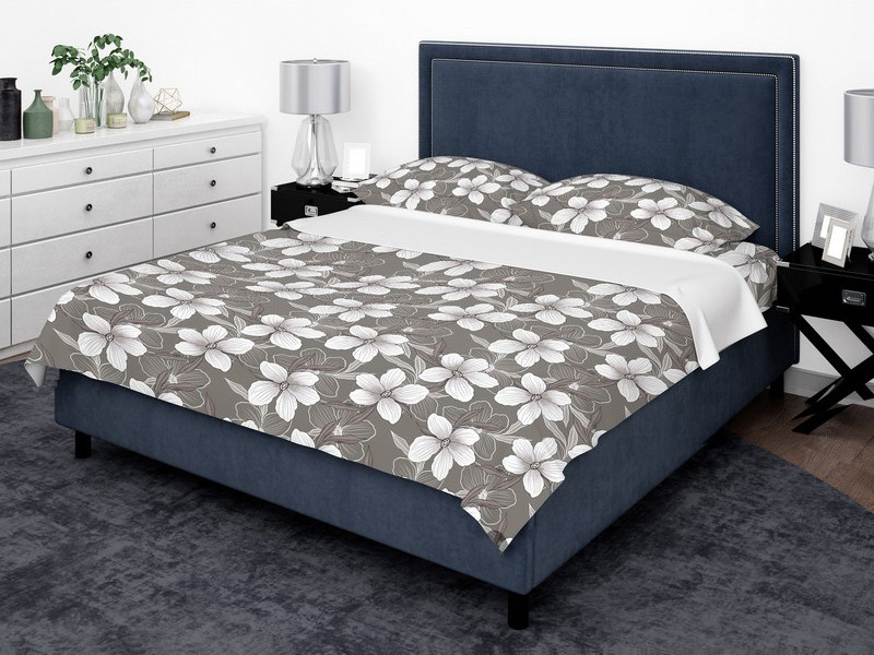 Тканина для постільної білизни Бязь "Gold" Lux GL3705grey
