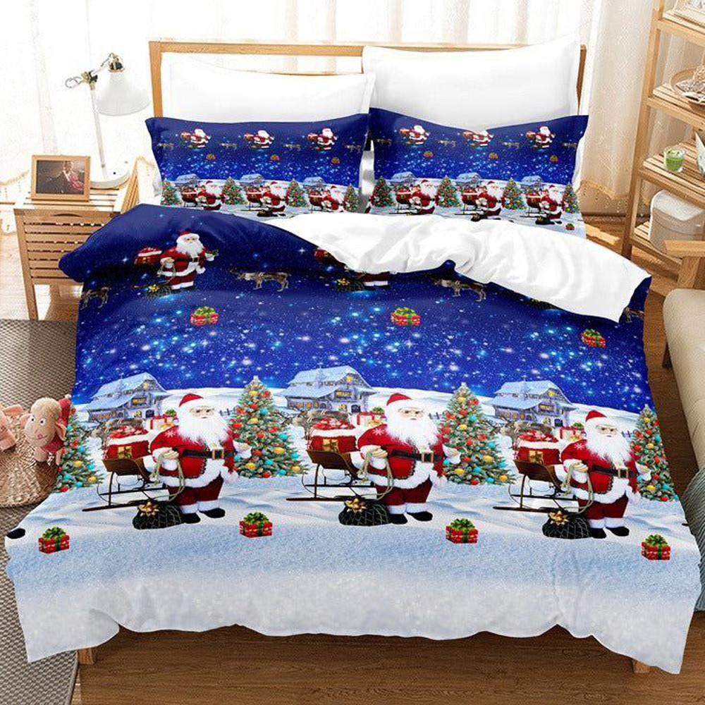 Ткань для постельного белья Бязь "Gold" Lux GL11380blue