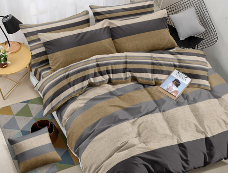 Семейный набор хлопкового постельного белья из Бязи "Gold" №154745AB Черешенка™