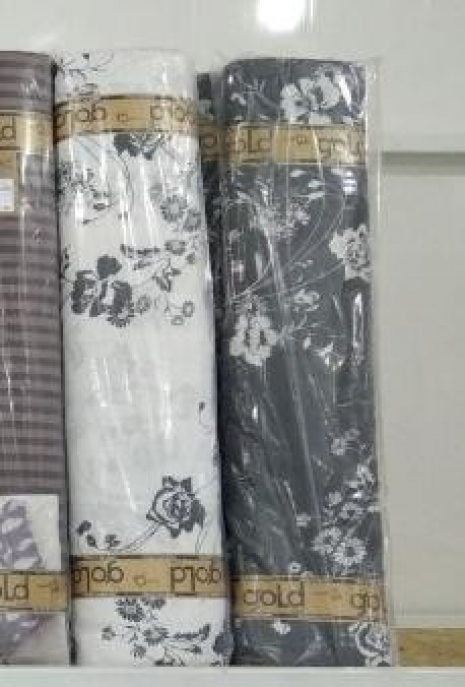 Ткань для постельного белья Бязь "Gold" Lux "Цветочный дизайн" GL1533 (A+B) - (50м+50м)