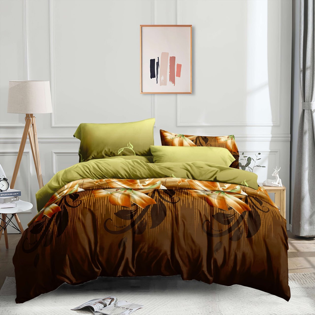 Ткань для постельного белья Сатин S-1798 (50м)