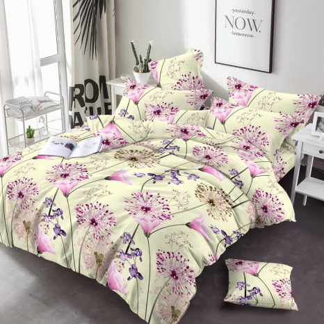 Тканина для постільної білизни Бязь "Gold" Lux GL38001beige