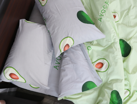 Двоспальний набір постільної білизни 180*220 із Бязі "Gold" №157714AB Черешенка™