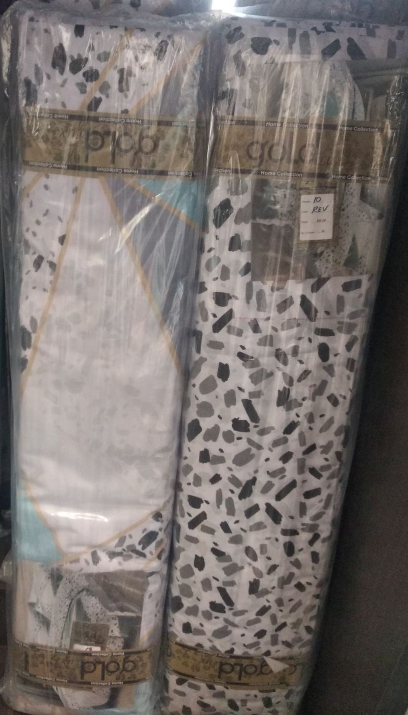 Ткань для постельного белья Бязь "Gold" Lux " Геометрическая позиция" GL1634 (A+B) - (50м+50м)