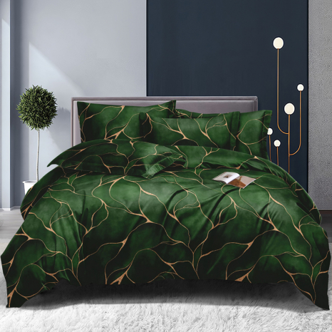 Двоспальний набір постільної білизни 180*220 із Сатину №44269 Черешенка™