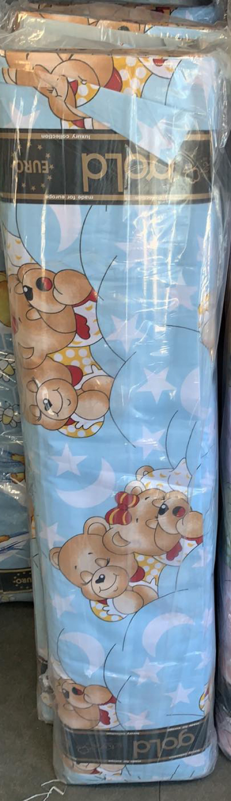 Ткань для постельного белья Бязь "Gold" Lux детская GLB0292blue