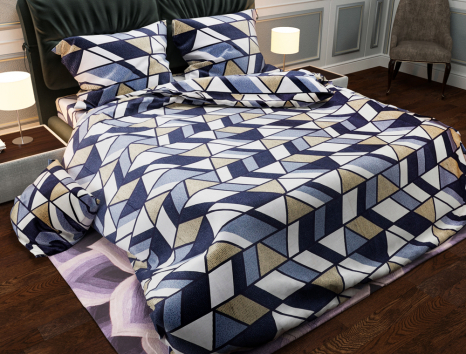 Ткань для постельного белья Бязь "Gold" Lux GL3834R