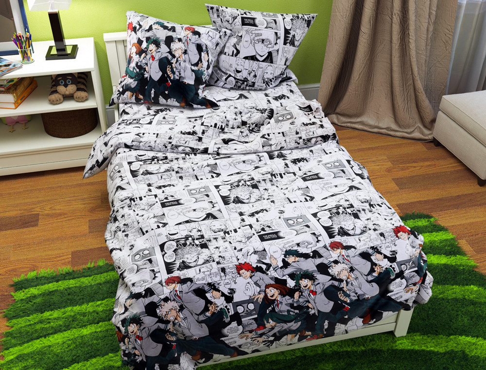 Полуторный набор постельного белья 150*220 из Бязи "Gold" №614900 Черешенка™