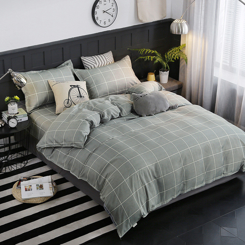 Ткань для постельного белья Бязь "Gold" Lux "Классическая клетка" GL3860