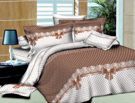 Семейный набор хлопкового постельного белья из Бязи "Gold" №156917 Черешенка™