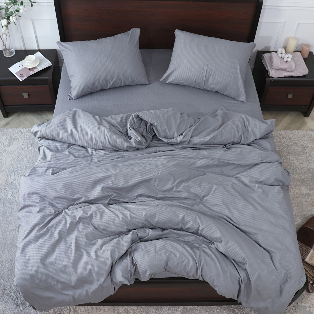 Полуторний набір постільної білизни 150*220 з пресованої мікрофібри №200202 Черешенка™