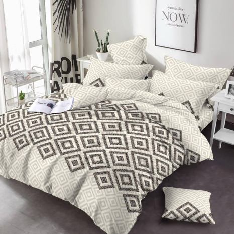 Тканина для постільної білизни Бязь "Gold" Lux GL3541beige