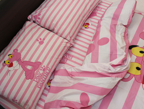 Полуторний набір постільної білизни 150*220 із Бязі "Gold" №16559AB Черешенка™