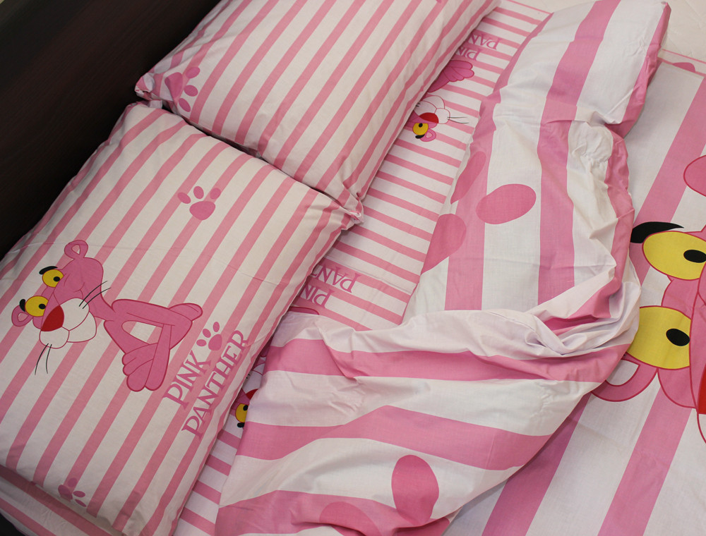 Полуторний набір постільної білизни 150*220 із Бязі "Gold" №16559AB Черешенка™