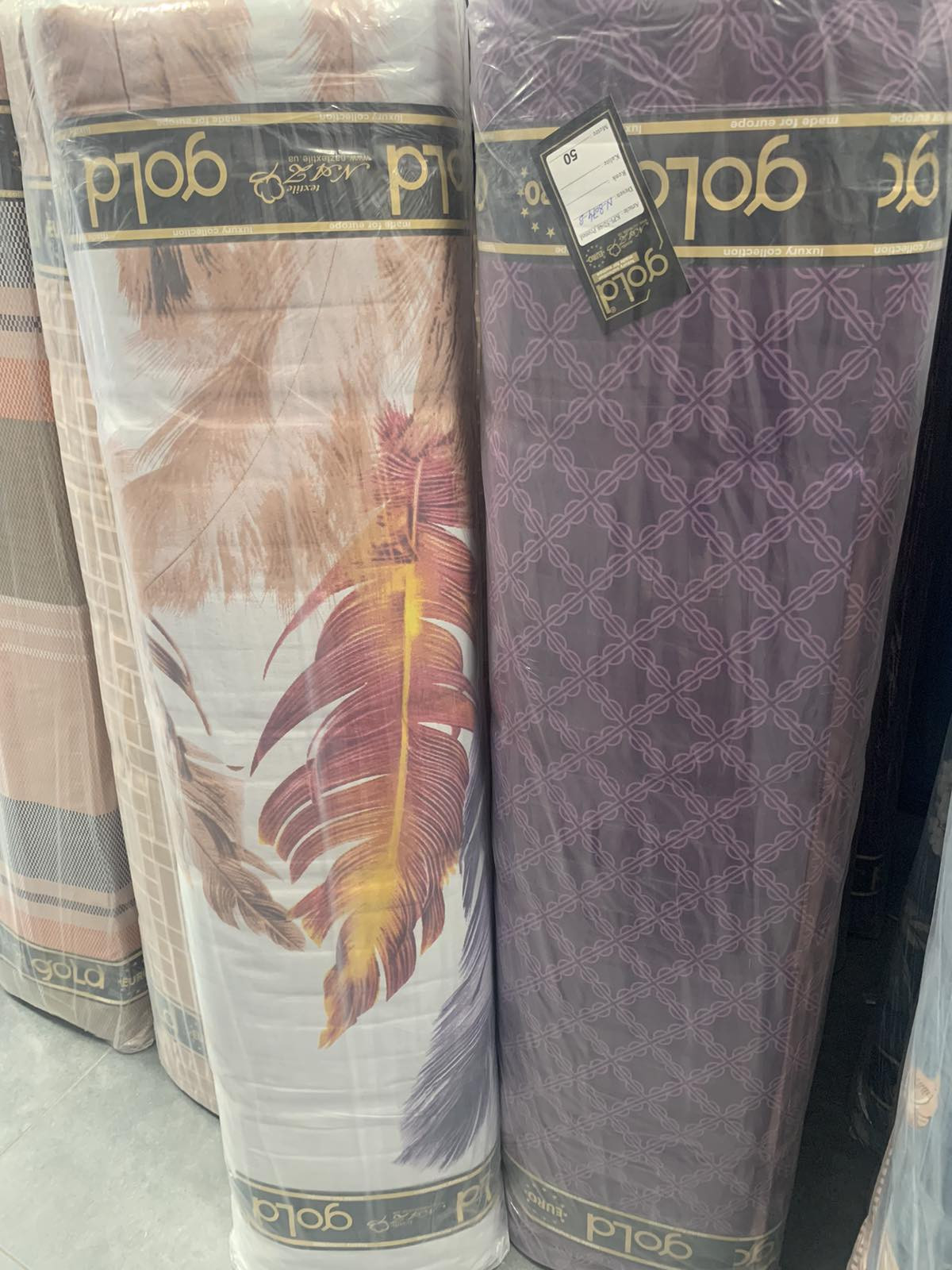 Тканина для постільної білизни Бязь "Gold" Lux GL8074 (A+B) - (50м+50м)