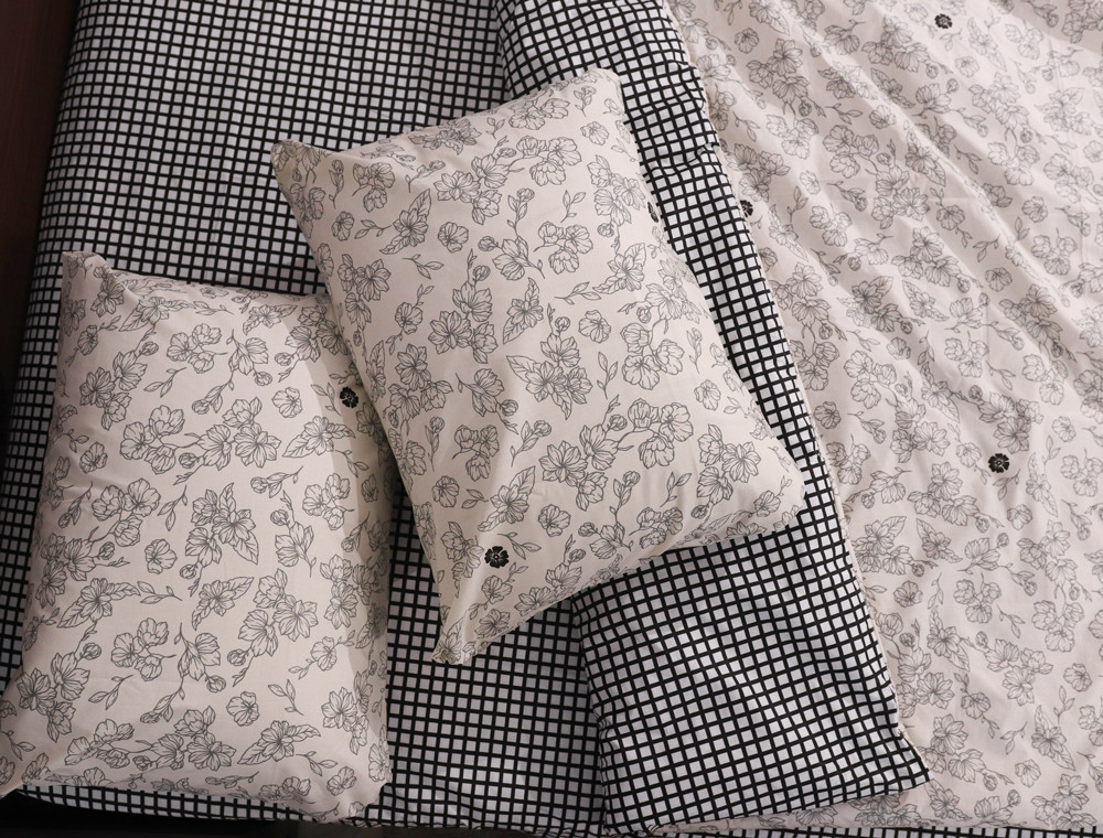 Двуспальный набор постельного белья 180*220 из Бязи "Gold" №153114АВ Черешенка™