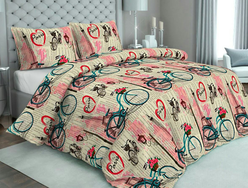 Тканина для постільної білизни Бязь "Gold" Lux GL1080