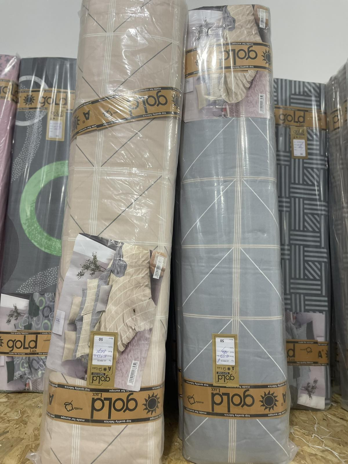 Тканина для постільної білизни Бязь "Gold" Lux GL953 (A+B) - (50м+50м)