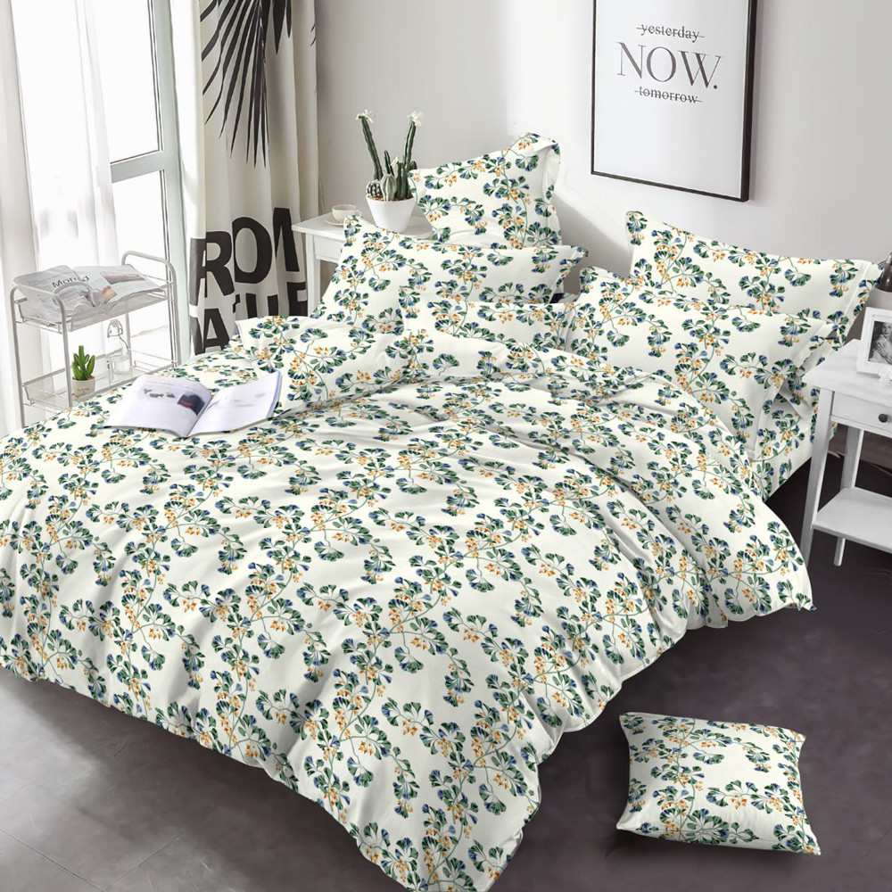 Тканина для постільної білизни Бязь "Gold" Lux GL15290green