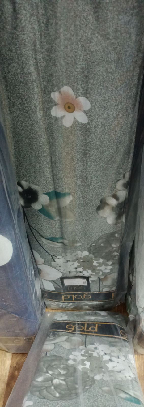 Тканина для постільної білизни Бязь "Gold" Lux "Квіткове поле у ліжку" GL3849