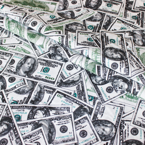 Ткань для постельного белья Бязь "Gold" Lux "Доллар" GL211