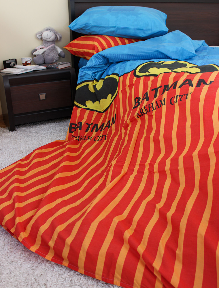 Полуторний набір постільної білизни 150*220 із Бязі "Gold" №166944 Черешенка™