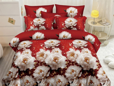 Двоспальний набір постільної білизни 180*220 із полікотону №204934 Черешенька™