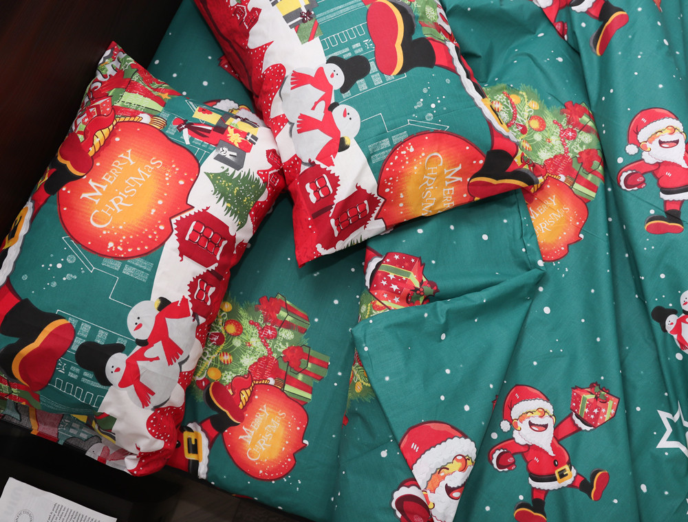 Євро-максі набір постільної білизни 200*220 із Бязі "Gold" №153475 Черешенка™