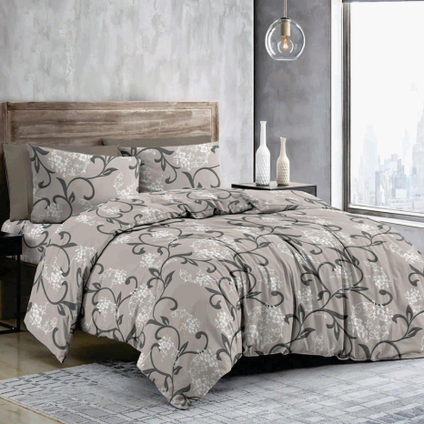 Тканина для постільної білизни Бязь "Gold" Lux GL11502beige