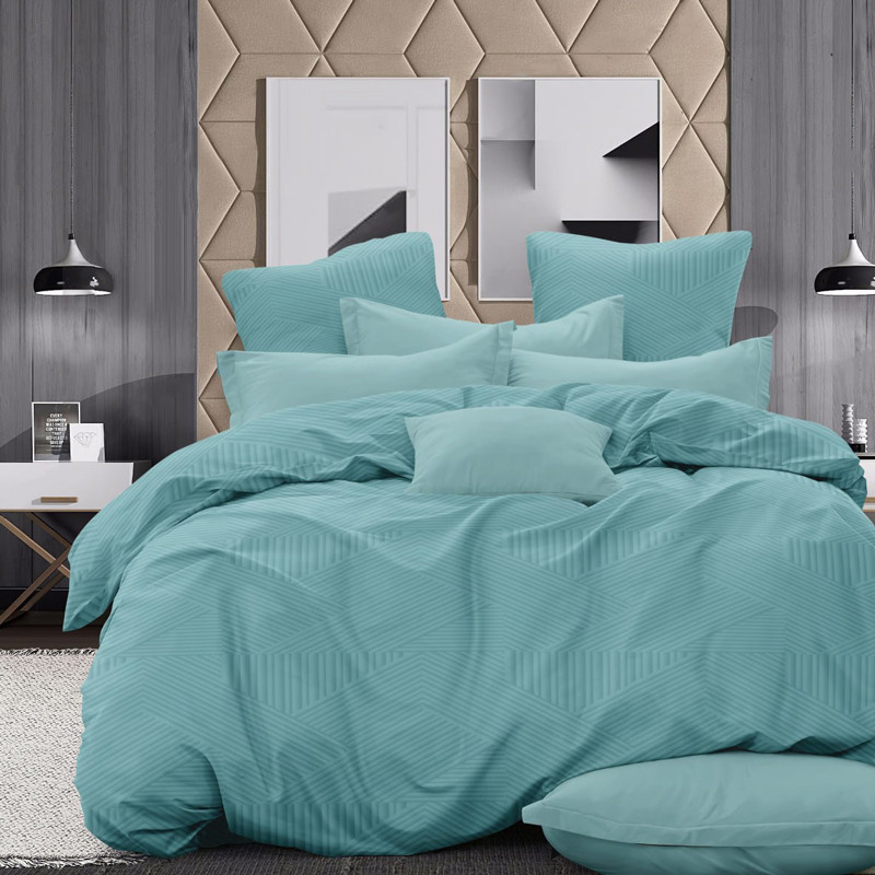 Ткань для постельного белья Бязь "Gold" Lux GL3423blue