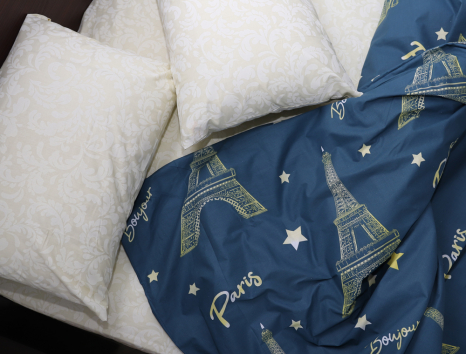 Двоспальний набір постільної білизни 180*220 із Бязі "Gold" №153698AB Черешенка™