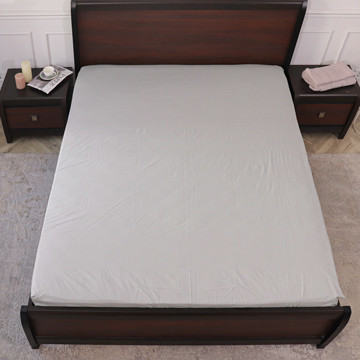 Простирадло на резинці (180*200*25) сіре №665521