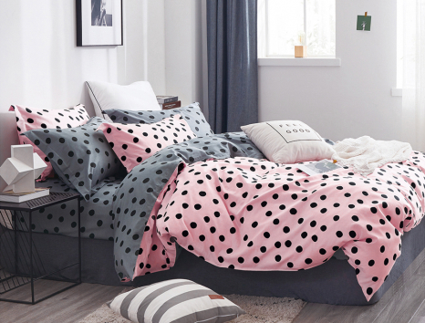 Євро-максі набір постільної білизни 200*220 із Бязі "Gold" №151082AB Черешенка™