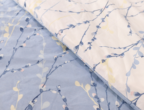 Двуспальный набор постельного белья 180*220 из Бязи "Gold" №151030АВ Черешенка™