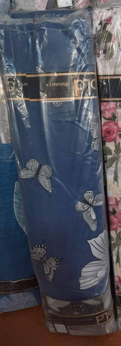 Ткань для постельного белья Бязь "Gold" Lux GL3724blue