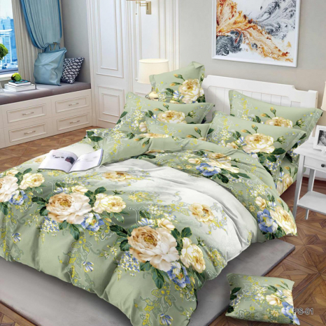 Ткань для постельного белья Полисатин 135 SP135-PS-01 (60м)