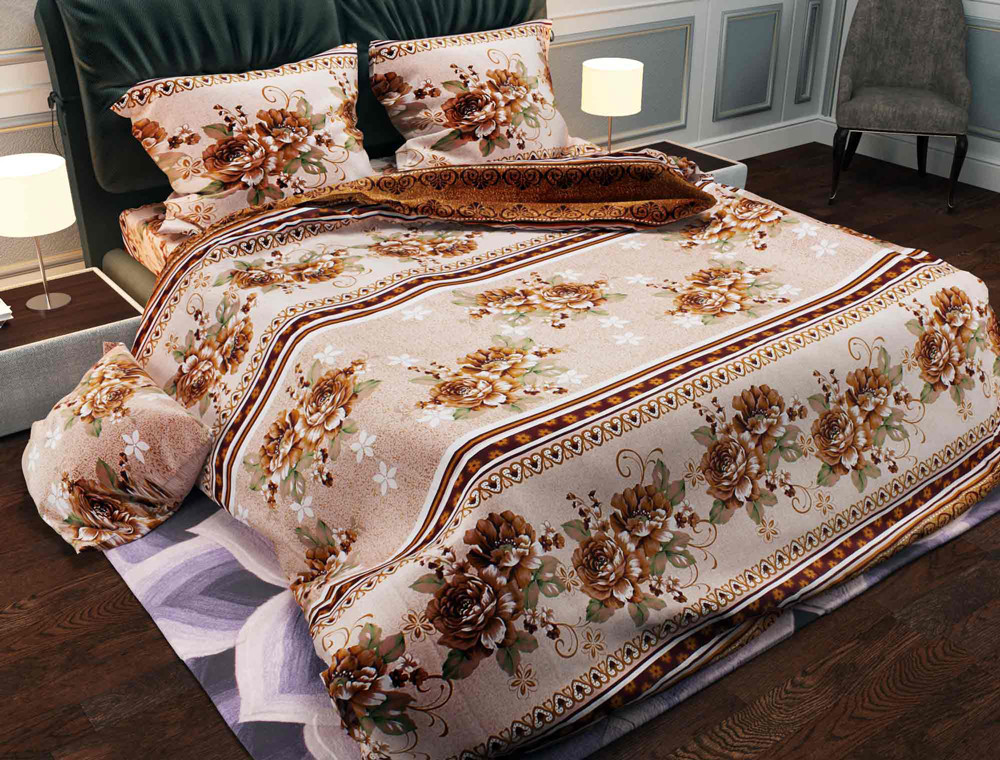 Тканина для постільної білизни Бязь "Gold" Lux GL568