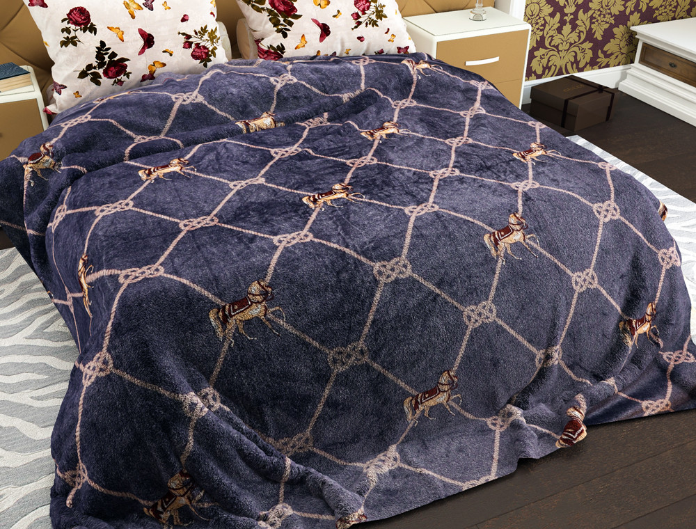 Євро флісовий плед №33750