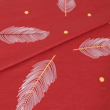 Тканина для постільної білизни Бязь "Gold" Lux GL3660red
