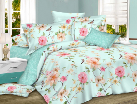 Тканина для постільної білизни Сатин S730 (60м)