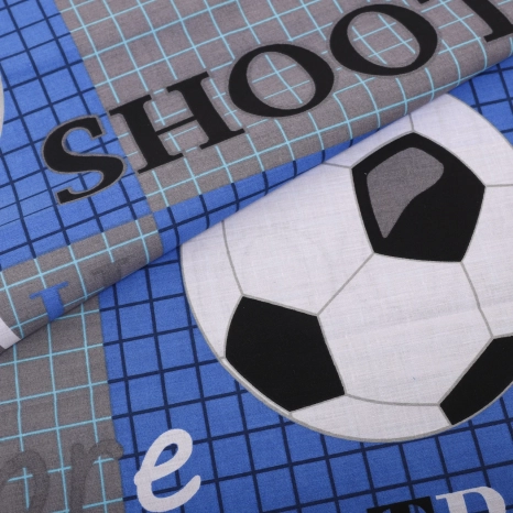 Ткань для постельного белья Бязь "Gold" Lux детская GLB7282blue